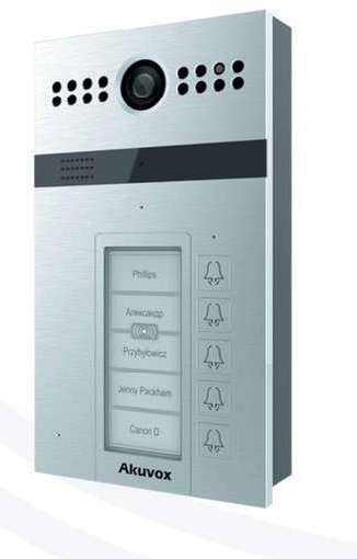 Akuvox - R26P - SIP Intercom with five button(Video & Card Reader)